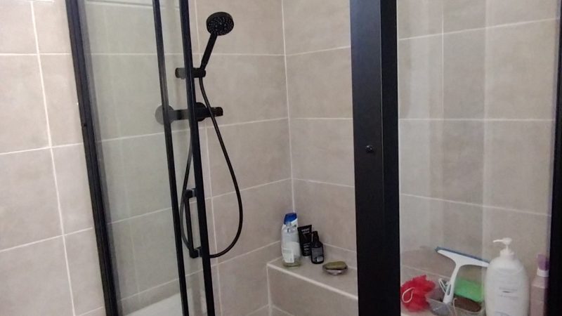 Douche rénovée