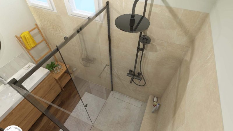 3D projet salle de bain